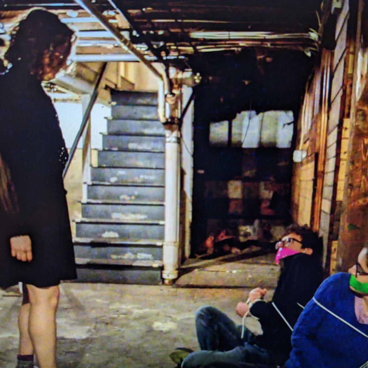 Andrew and Lydia in their short film debut