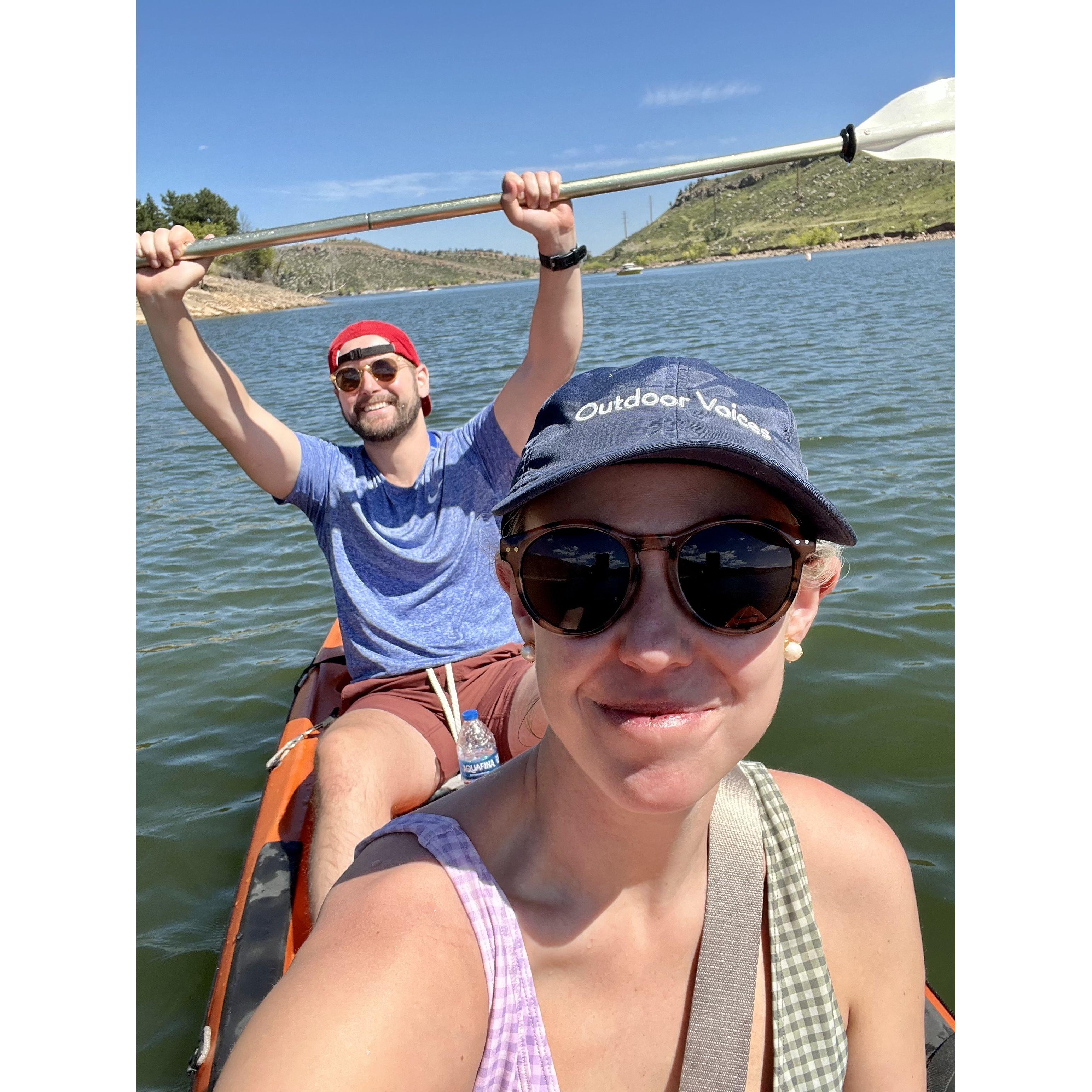 Kayaking in Fort Collins