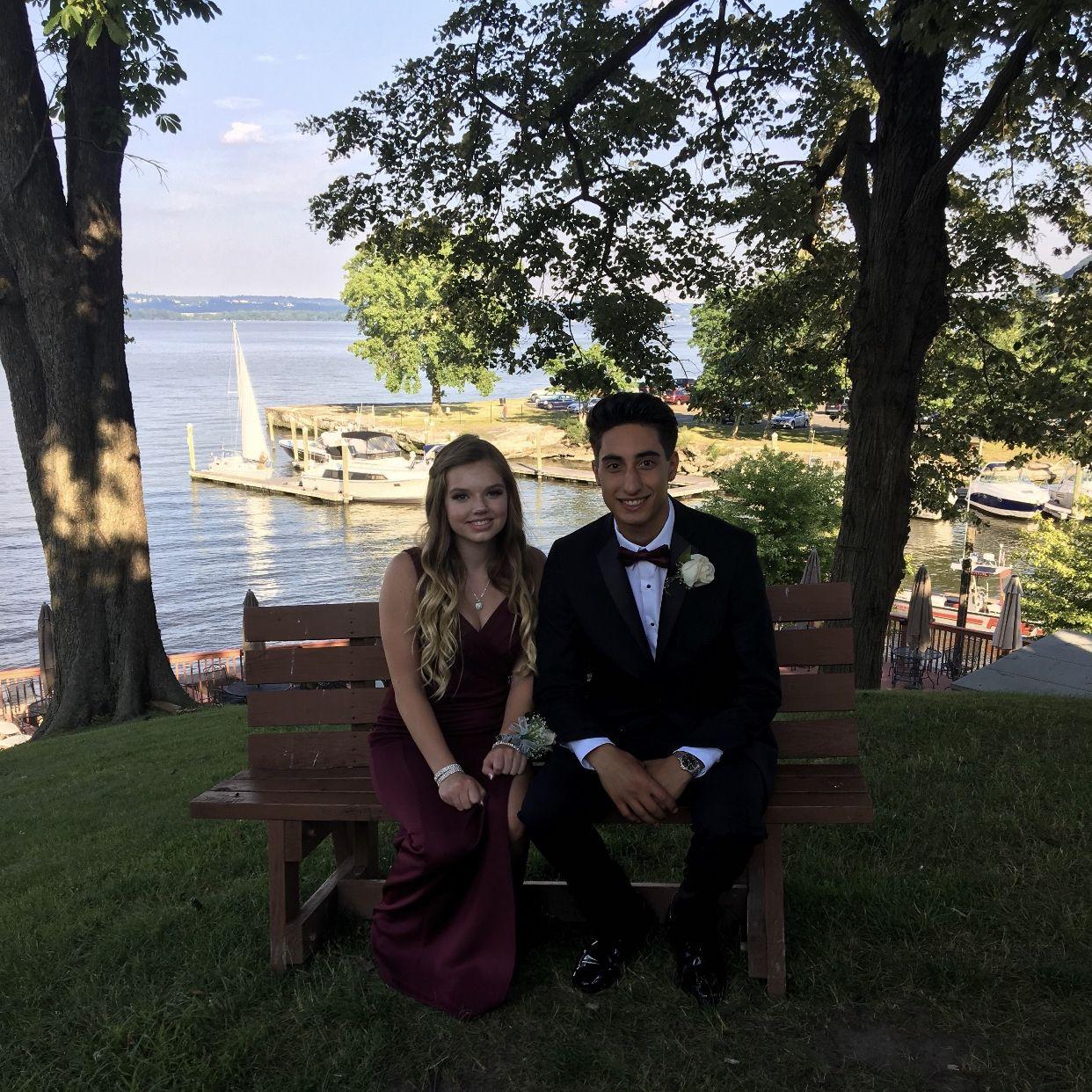 Justin’s prom in 2017..