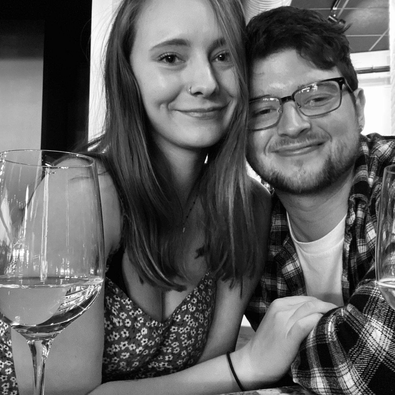 A little date night sampling wines!