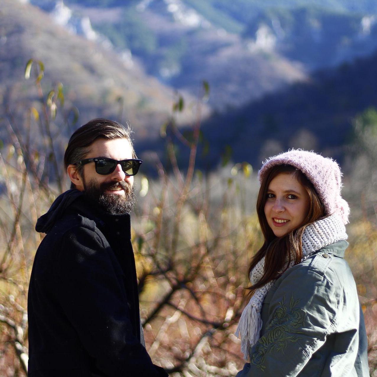 Exploring the Bulgarian mountains last fall.