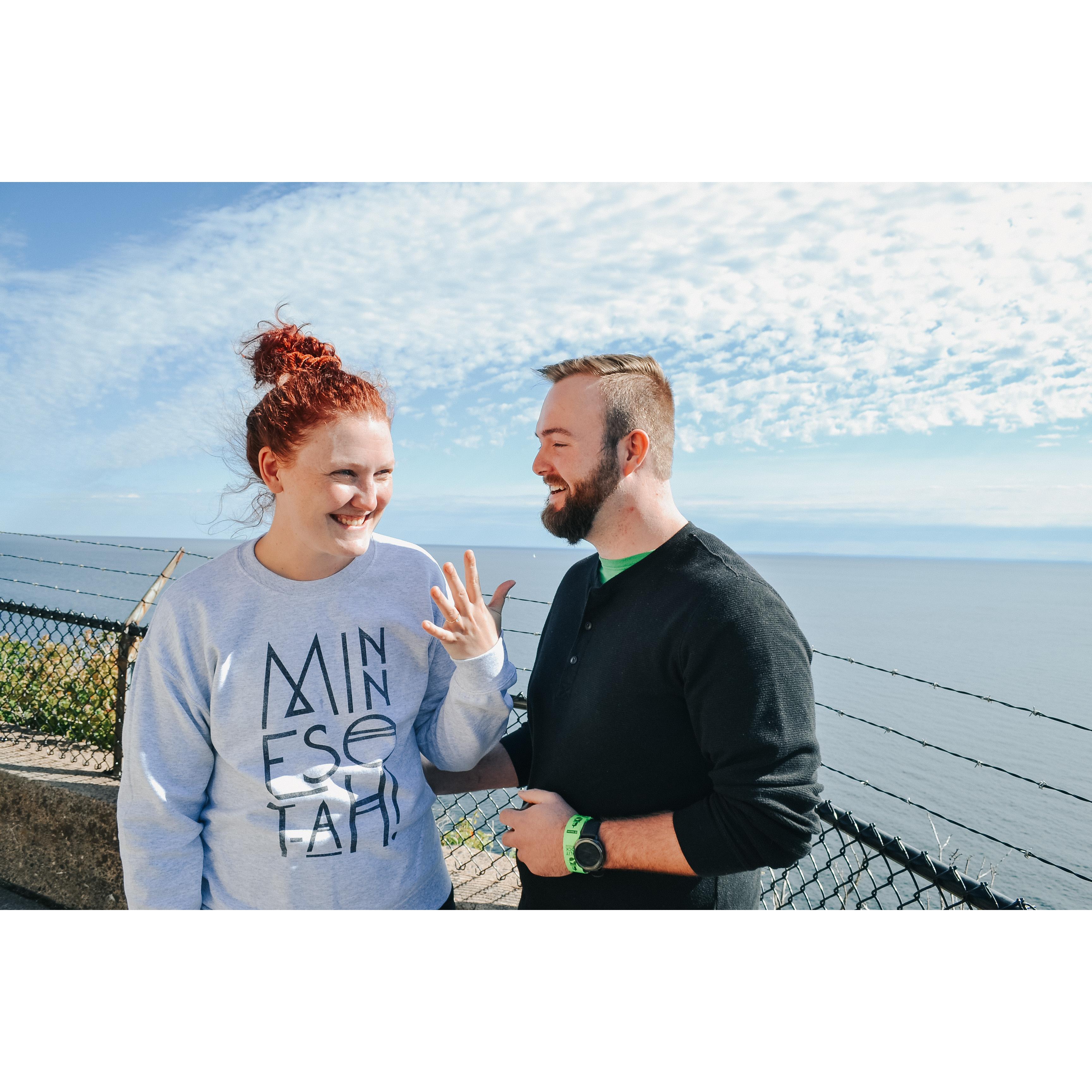 Engaged at Lake Superior - September 2020