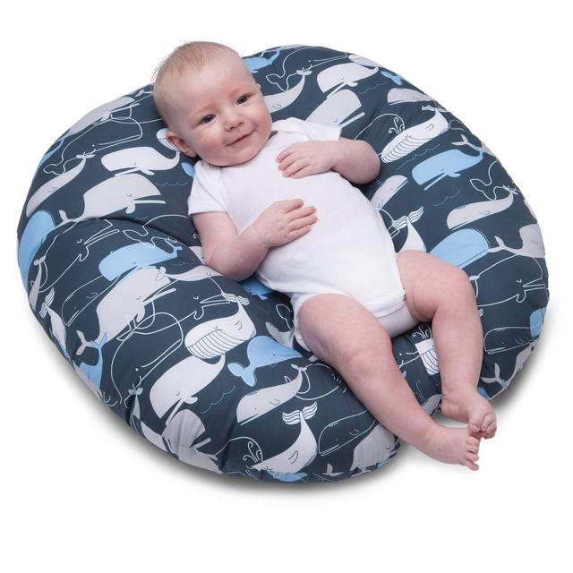 Boppy Original Newborn Lounger - Big Whale Navy