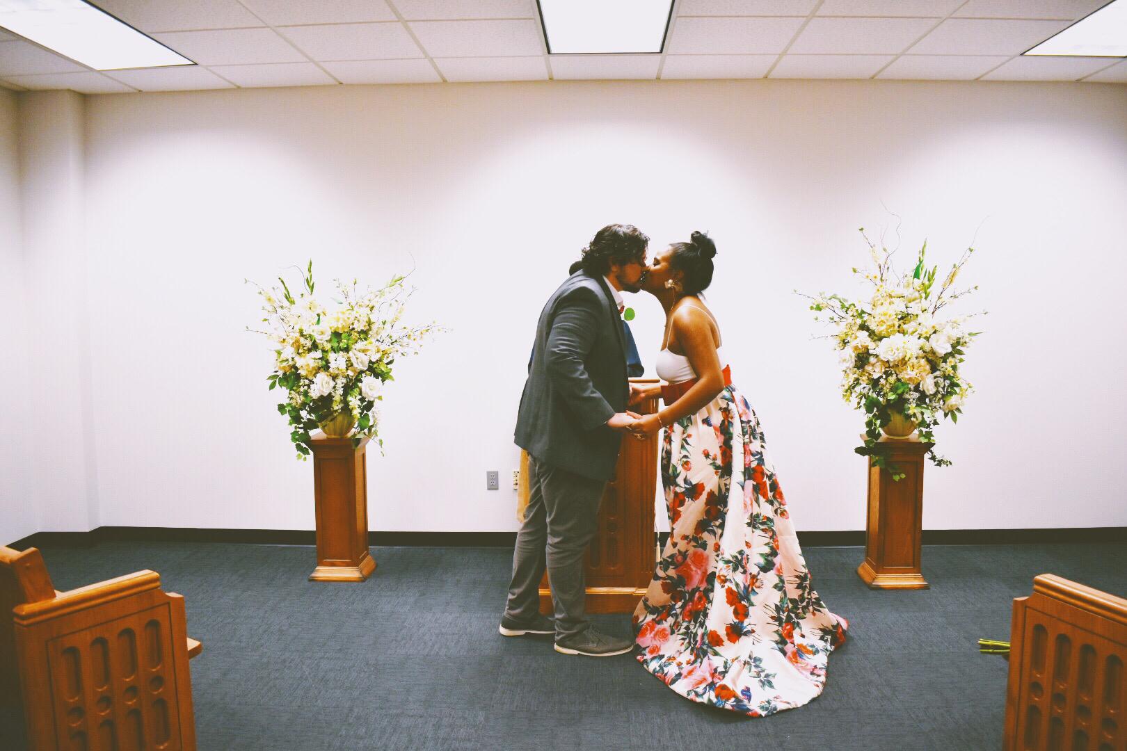And a kiss seals the deal.