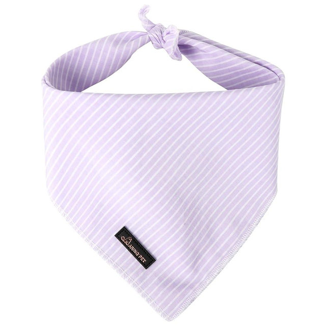 ARING PET Summer Dog Bandana-Cute Lavender Dog Bandanas, Comfortable Pet Scarf Dogs Triangle Bibs for Small to Large Girl Dogs and Cats