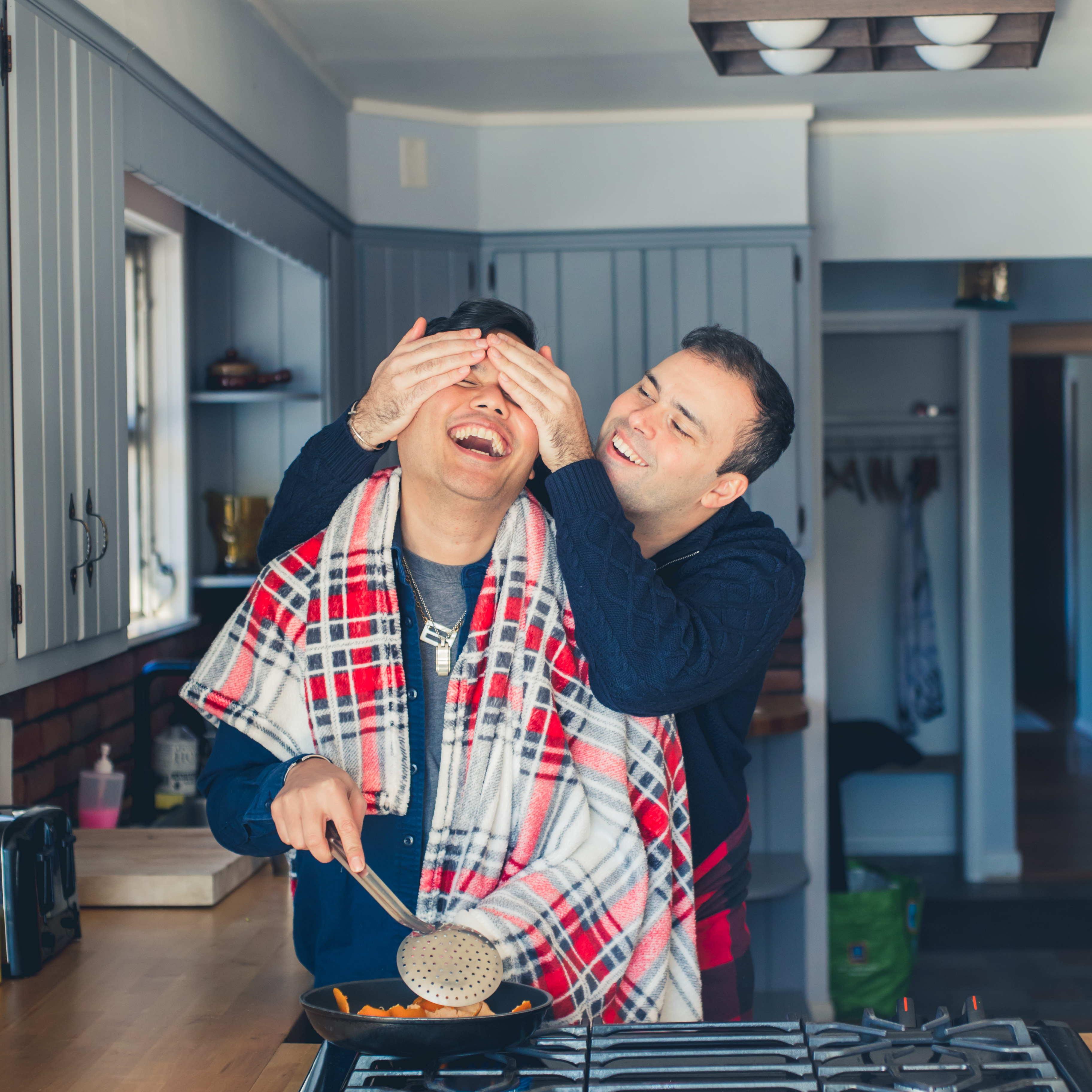 Peek-a-boo, I love you. (Barf, we know.)