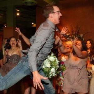 NOT throw the bouquet in your girlfriend's direction