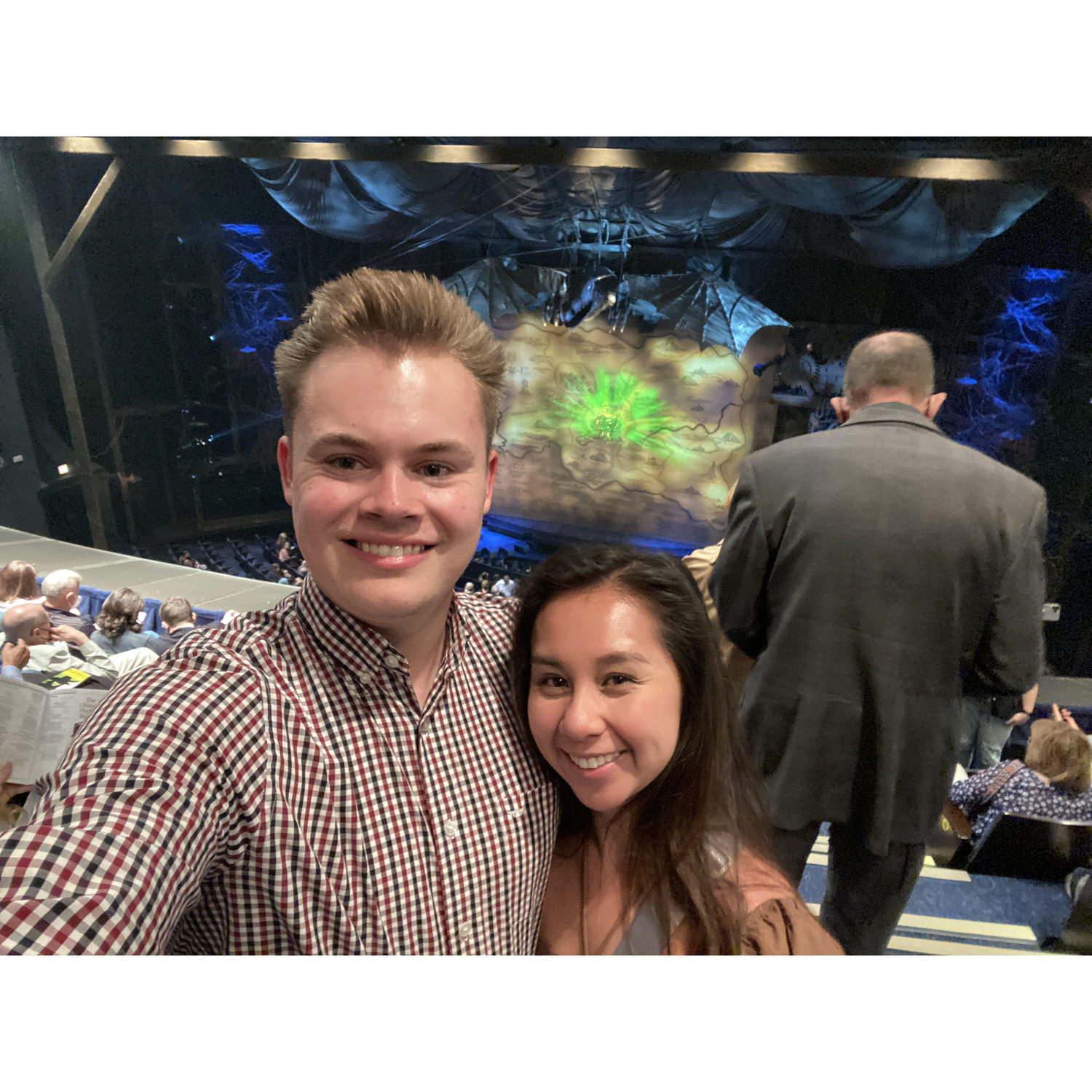 Our first Broadway show! Wicked was amazing :)