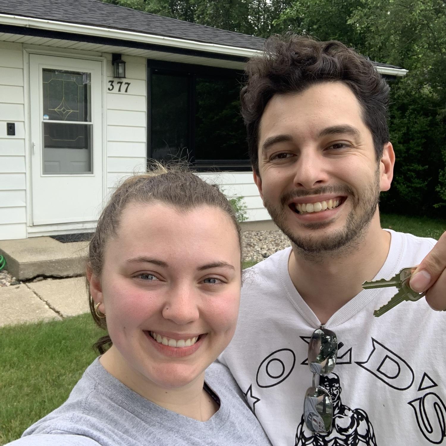 Keys to our first home! 🎉🔑