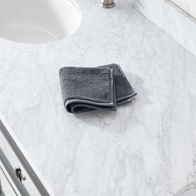Turkish Cotton 800-Gram Slate Grey Washcloth
