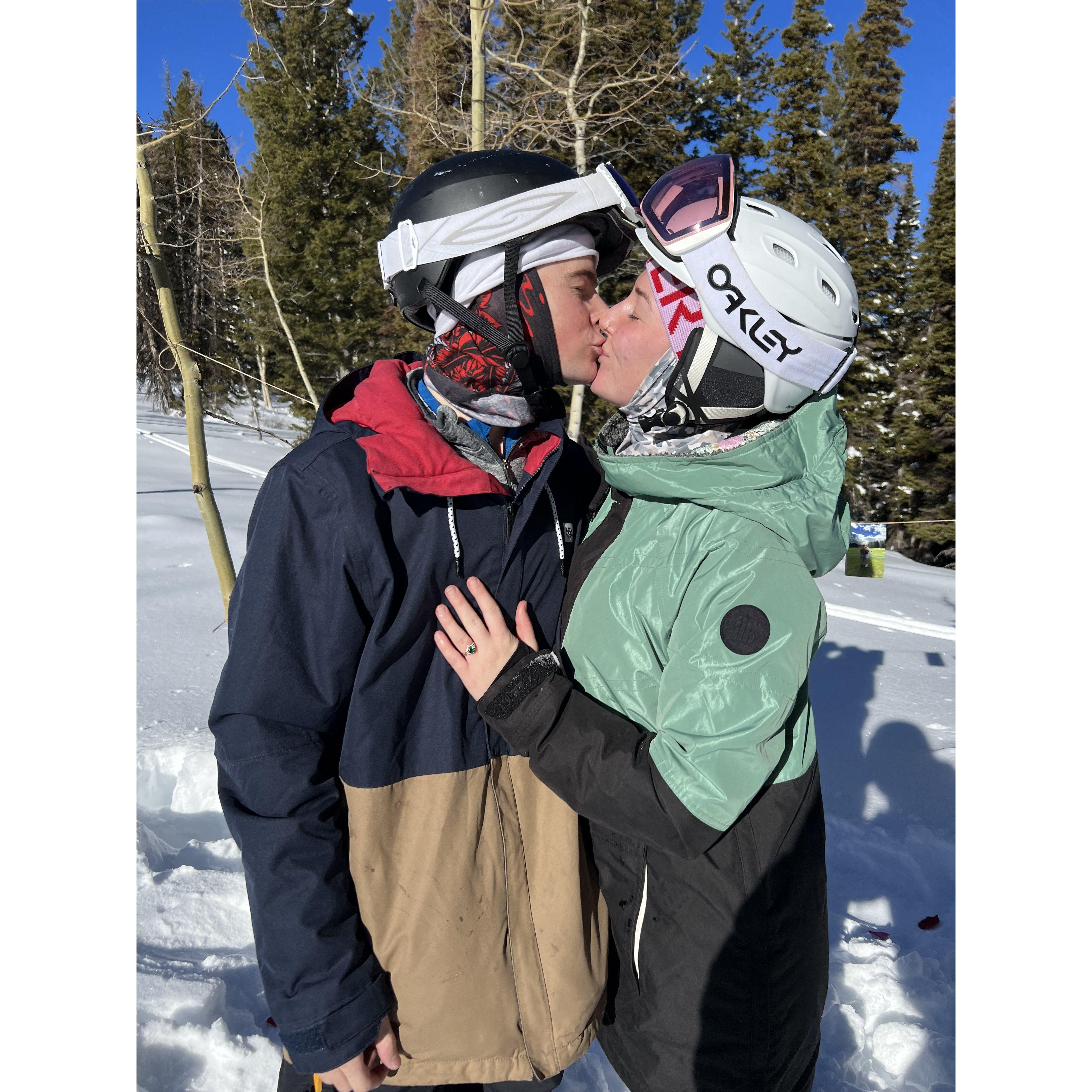 engagement at Beaver Mountain