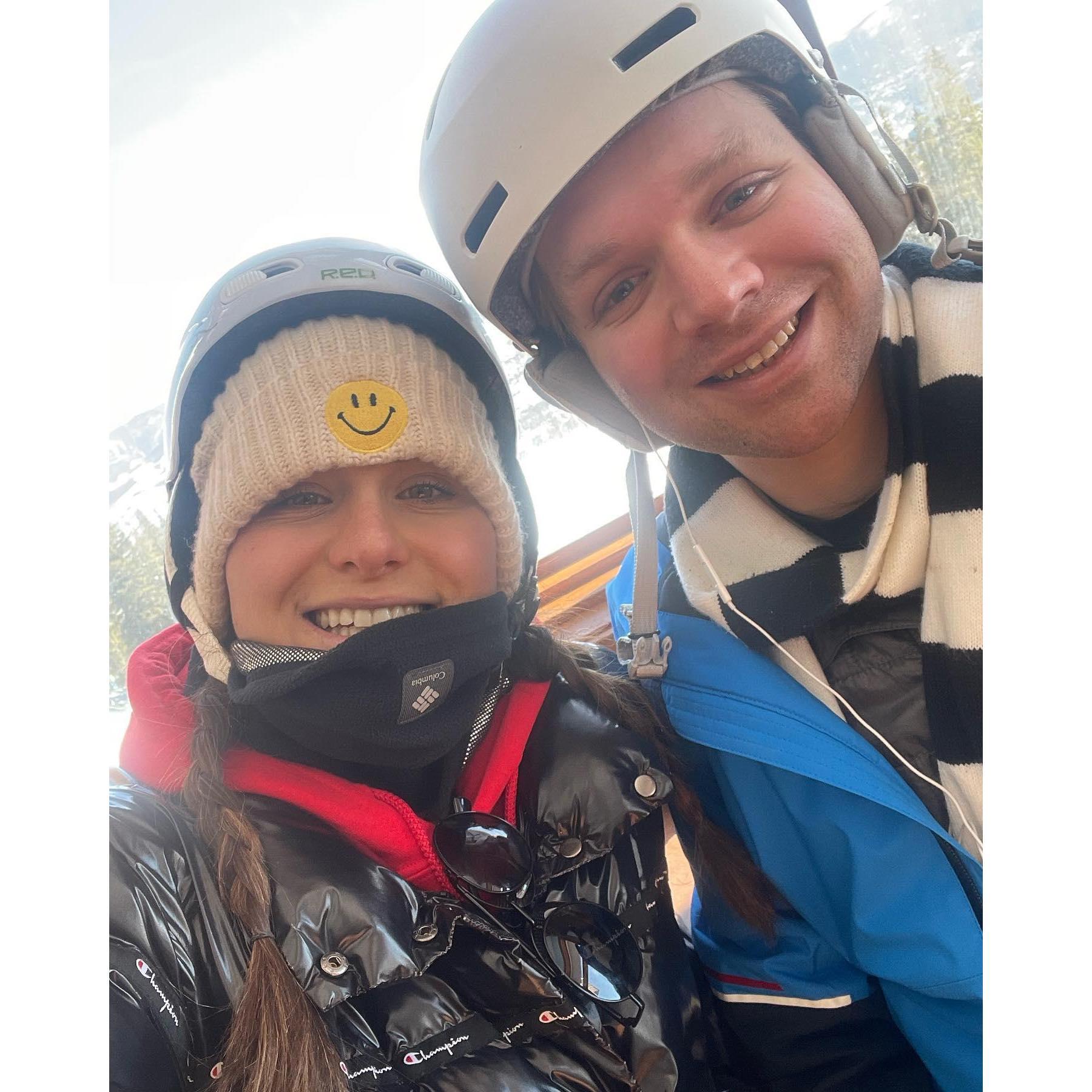 Our first Breckenridge trip and when our love for ski trips started!