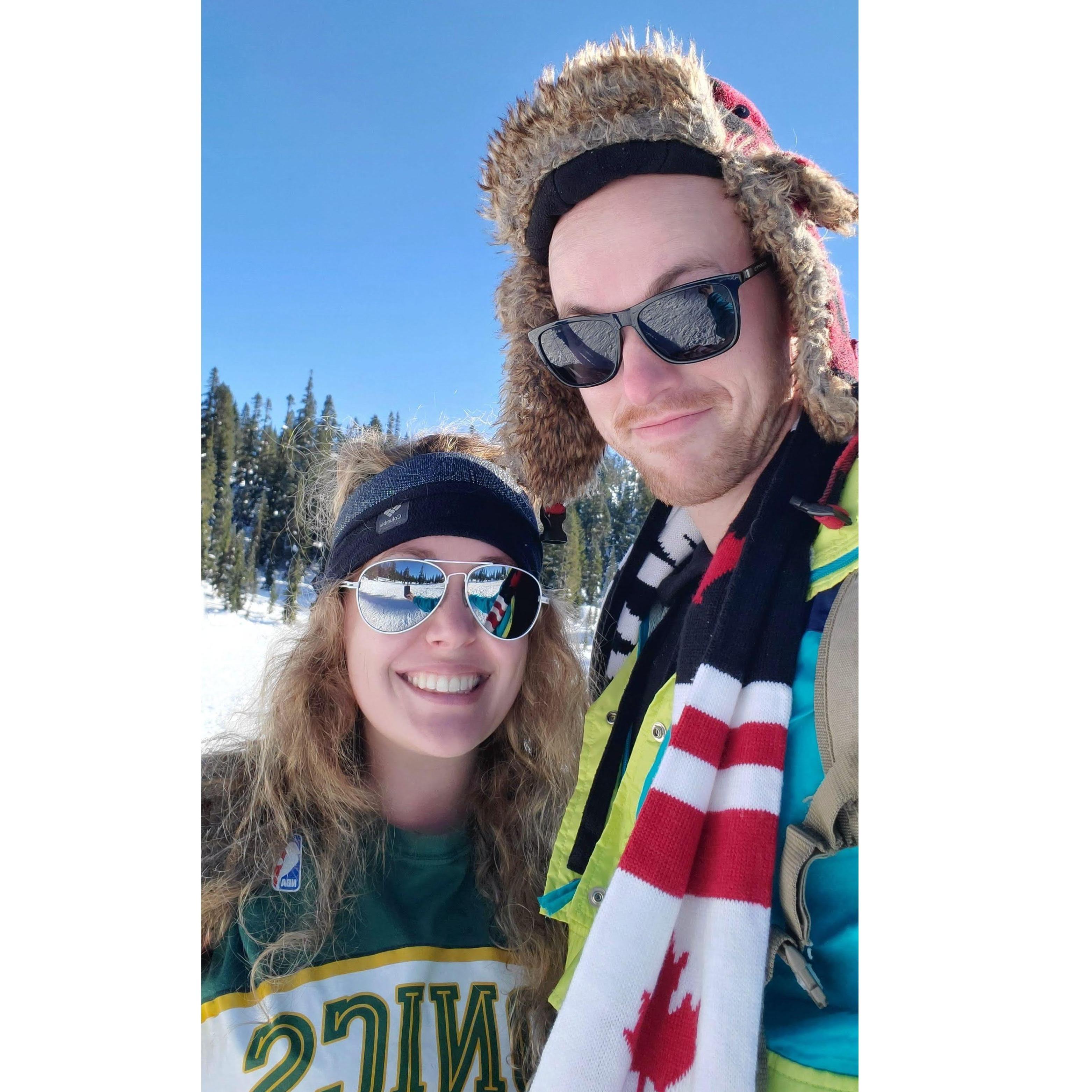 Starting the New Year with a silly snowshoeing trip