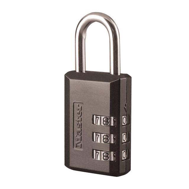 Master Lock Padlock, Set Your Own Combination Luggage Lock, 1-3/16" Wide, 647D
