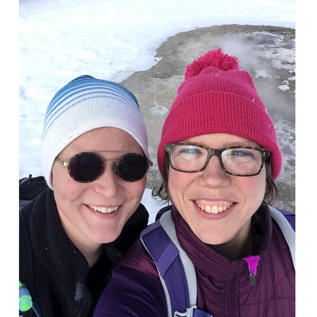 Cross country skiing that Yellowstone winter!