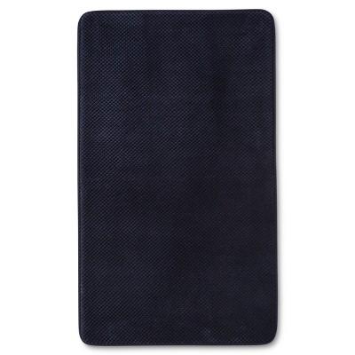 20" x 34" Bubble Memory Foam Bath Rug Xavier Navy - Threshold™