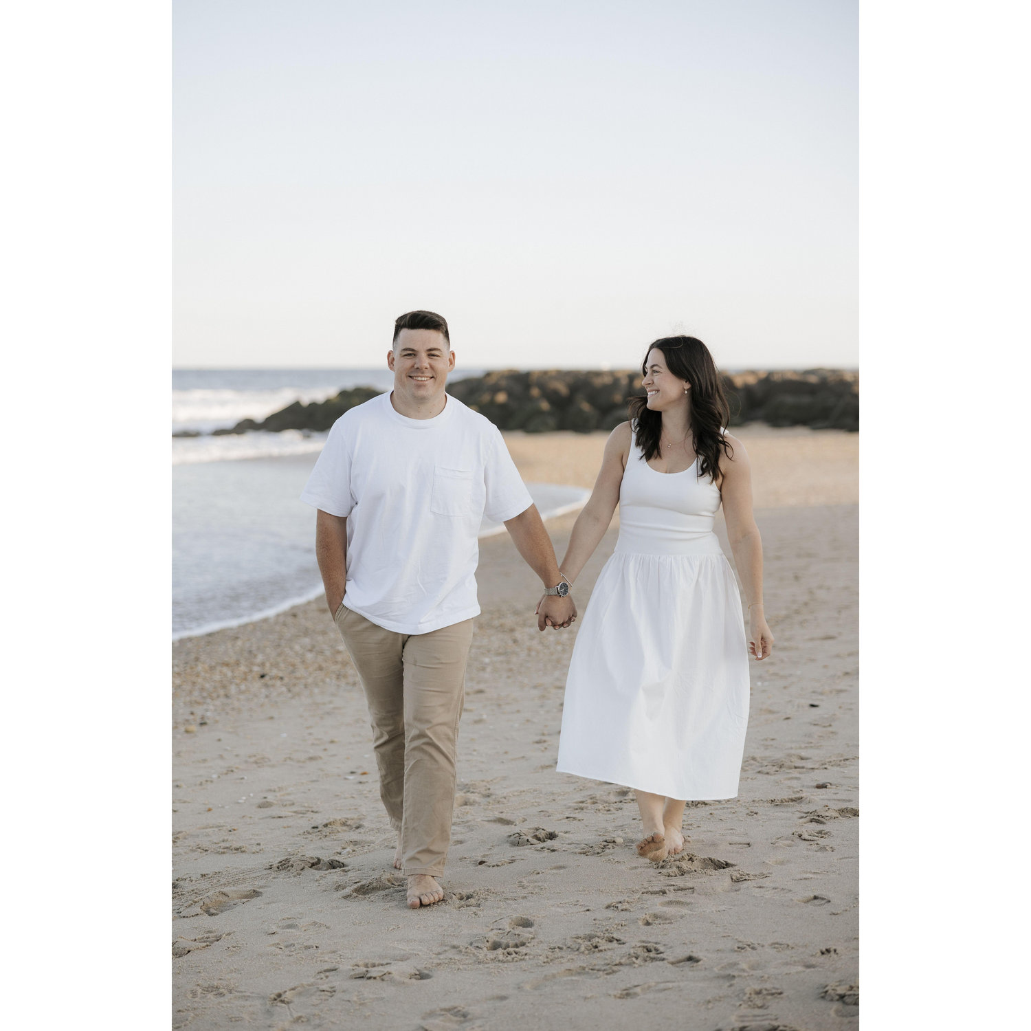 Engagement photoshoot in Sea Bright, NJ