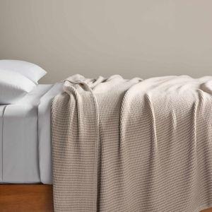 Dreamweave Waffle Bed Blanket | Color: Pebble