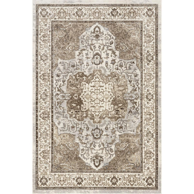 Nuloom Cady SpinClean Machine Washable Transitional Area Rug, 8' x 10', Light Brown