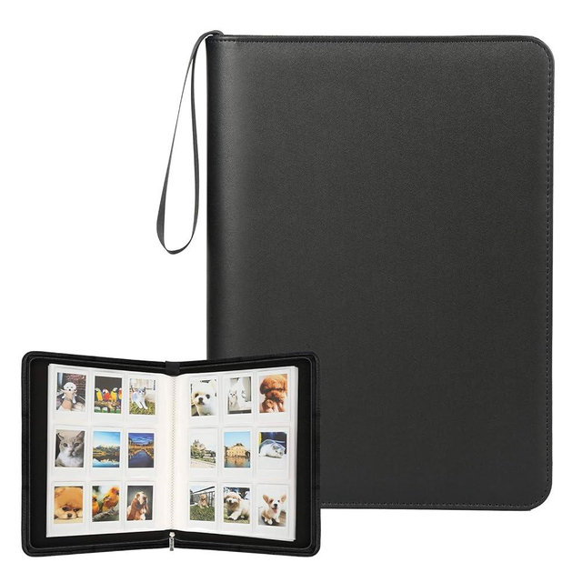 540 Pockets Photo Album for Fujifilm Instax Mini 11 90 70 9 8+ 8 LiPlay Instant Camera, for Polaroid Snap SnapTouch PIC-300 Z2300 Instant Camera, Kodak Smile Printomatic Instant Print Camera (Black)