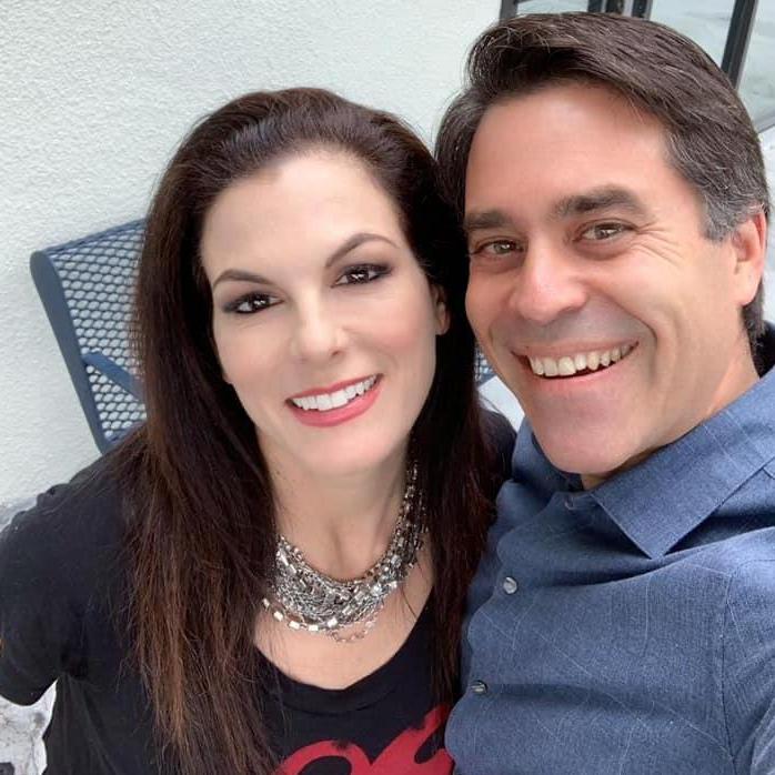 At Rebecca's photo shoot in Encino in the summer of 2019, pre Armageddon.