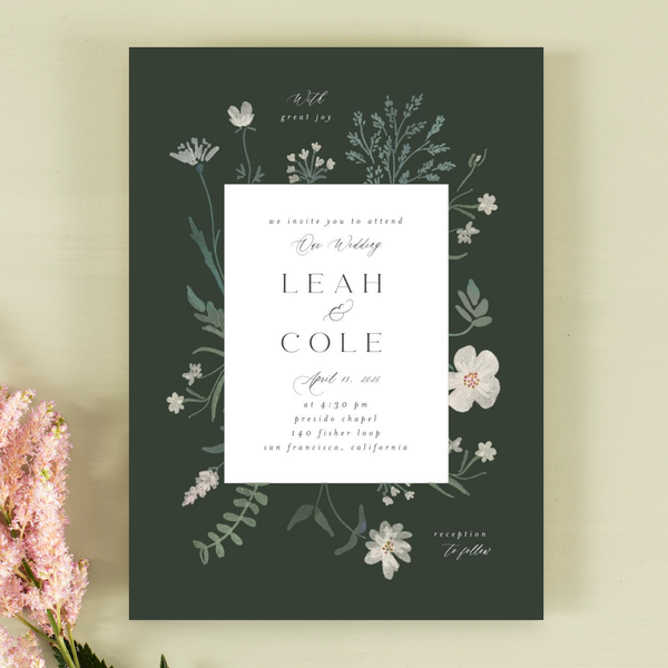 Zola Wedding Invitations - Valentina Portrait
