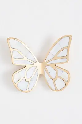 Delia Mother-Of-Pearl Butterfly Wall Charm