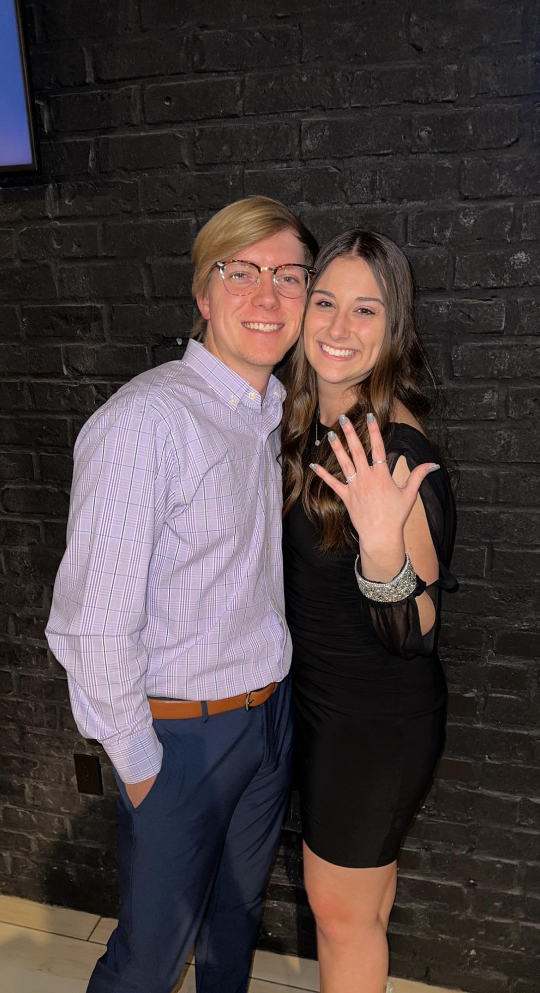 the engagement!🍾💍