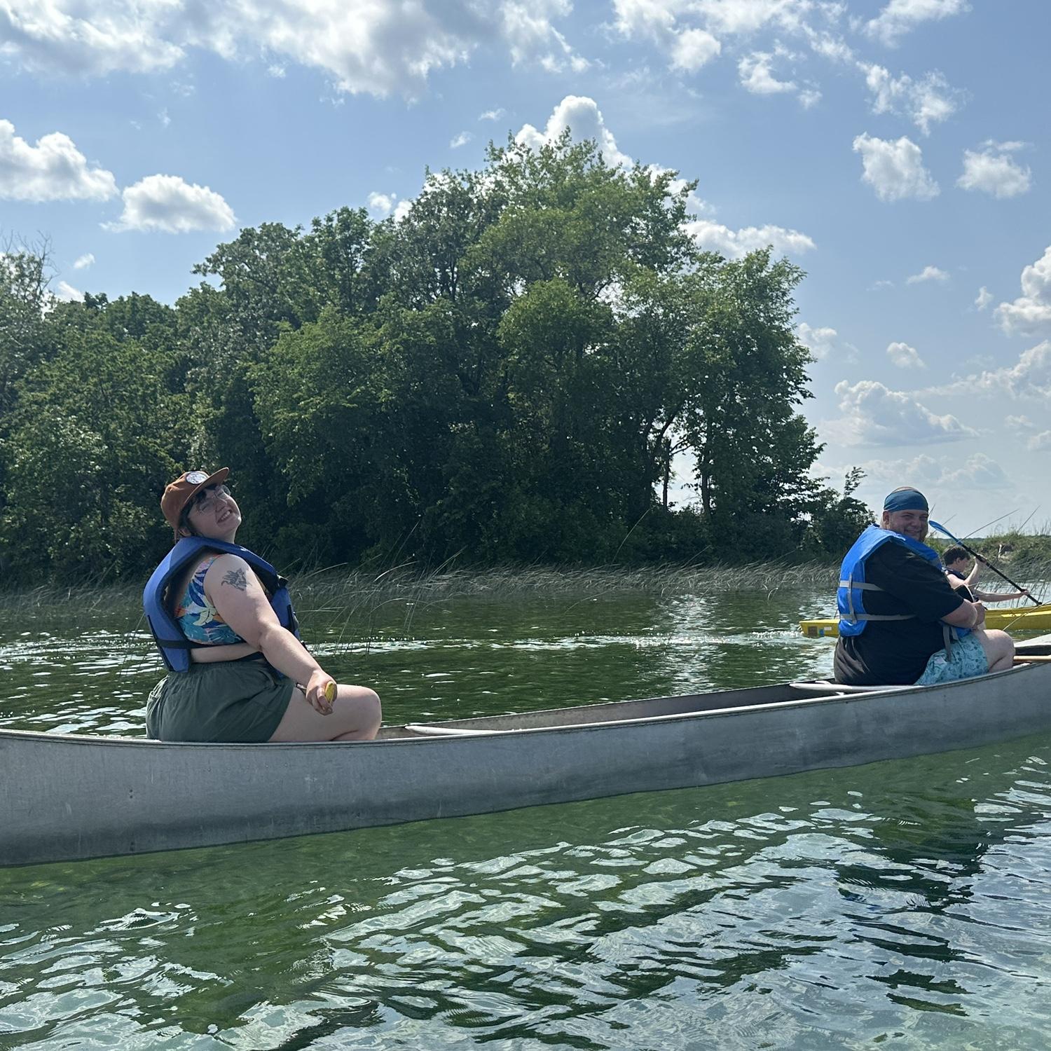 Paddling on Cass Lake!