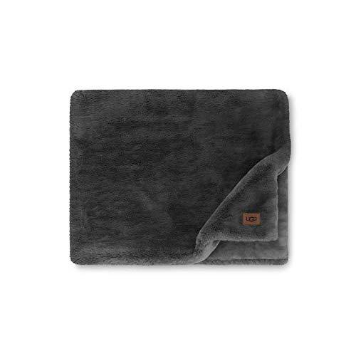 UGG Euphoria Plush Fur - Reversible Throw Blanket, Charcoal