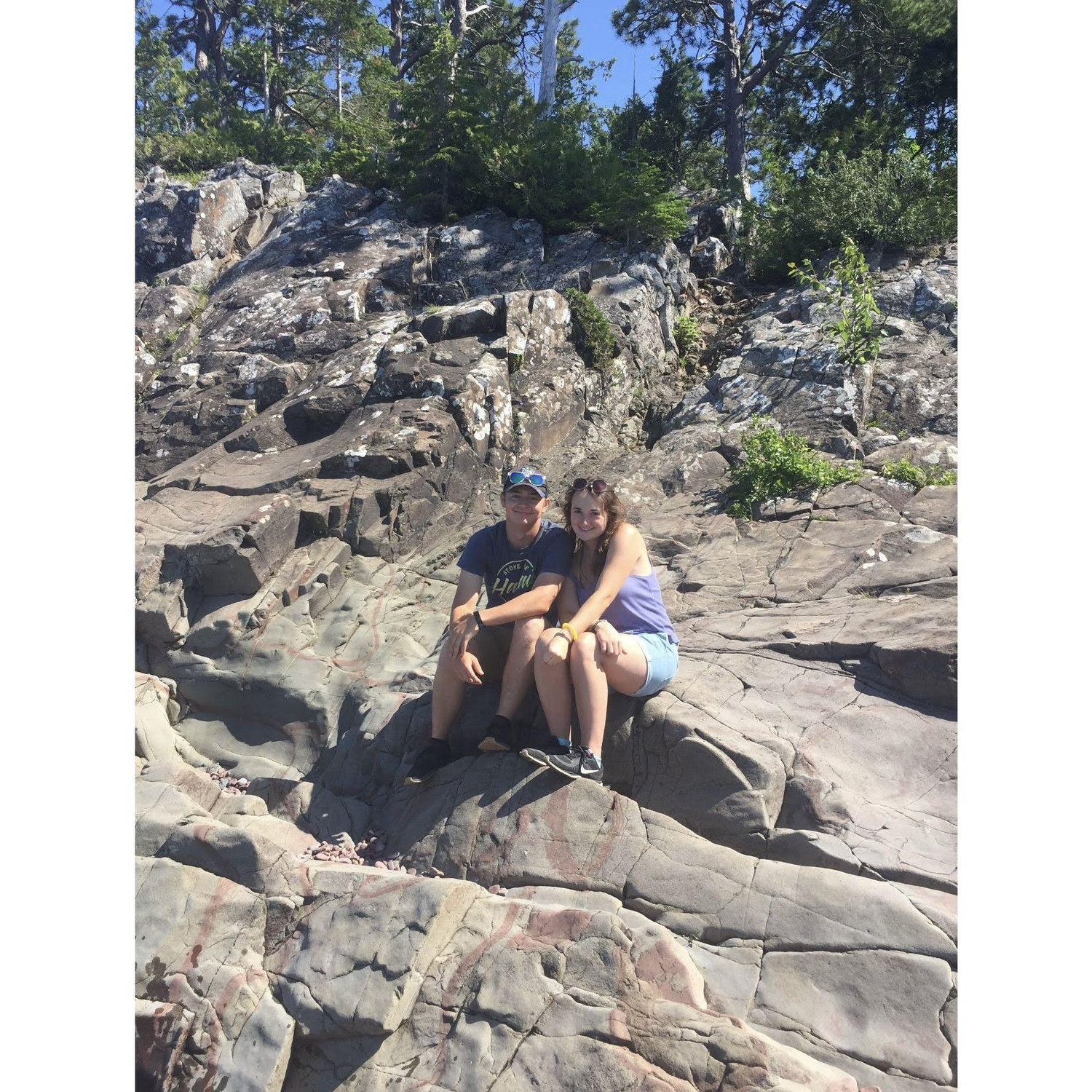 One of our many adventures in the Keweenaw