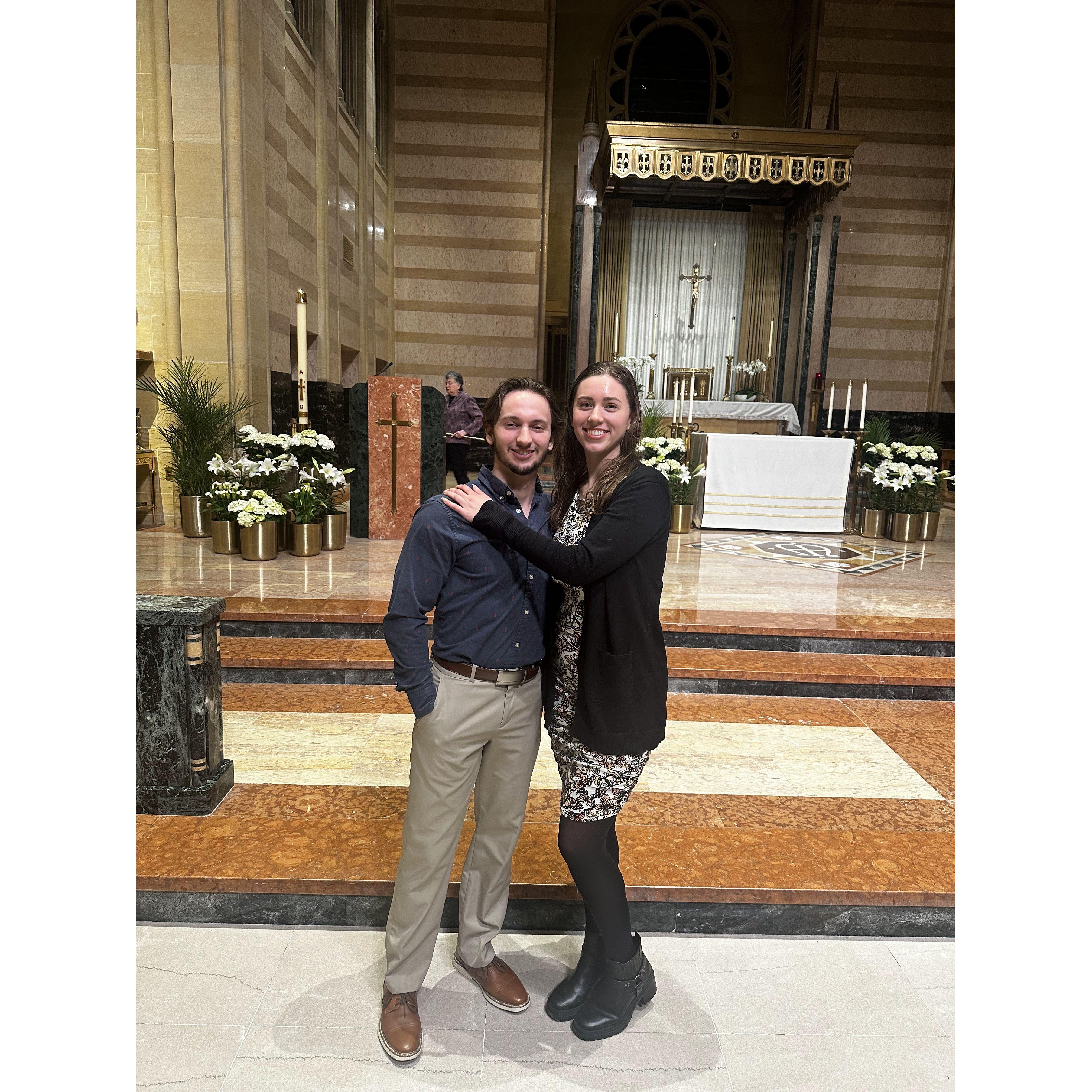 Photo at my baptism