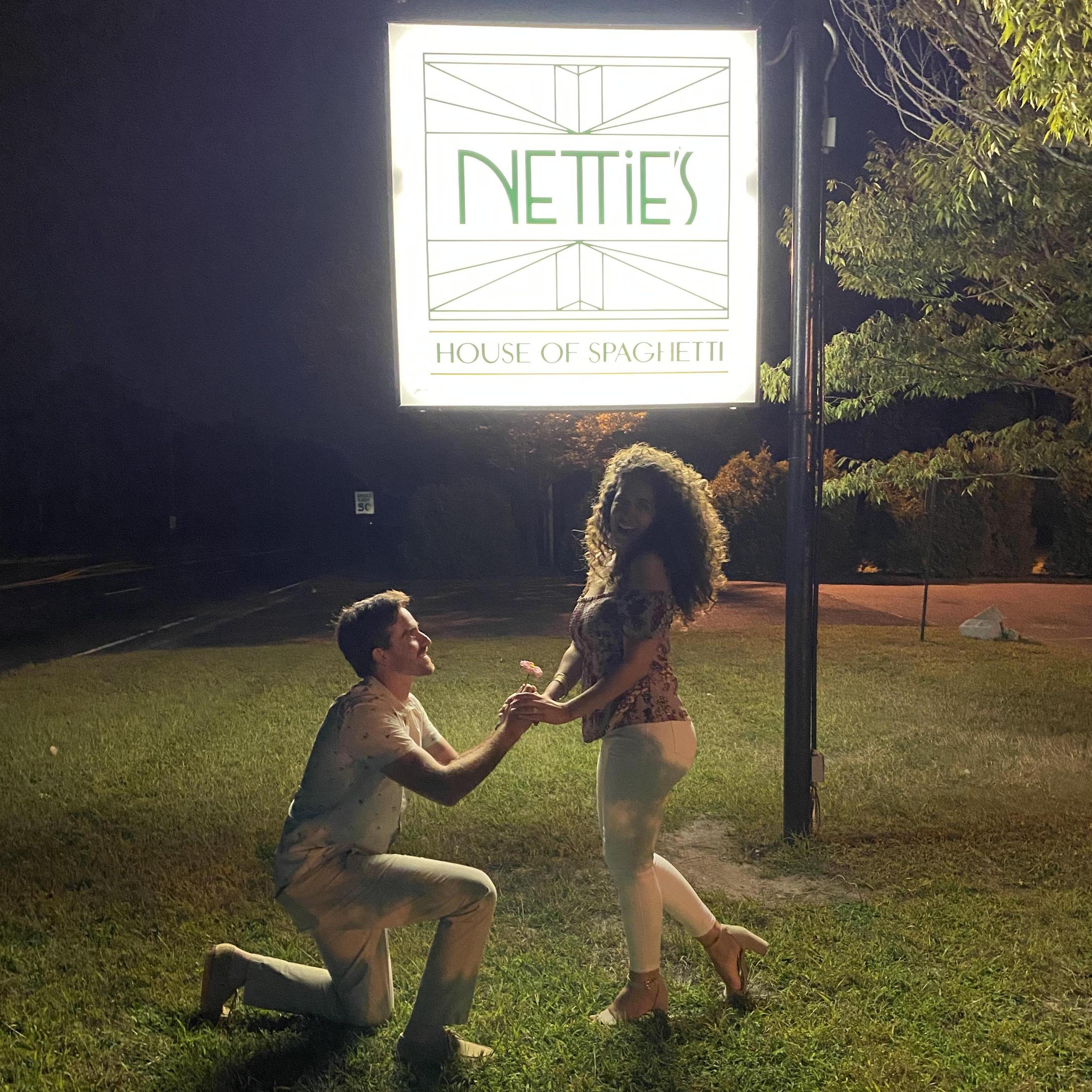 Our engagement night :)