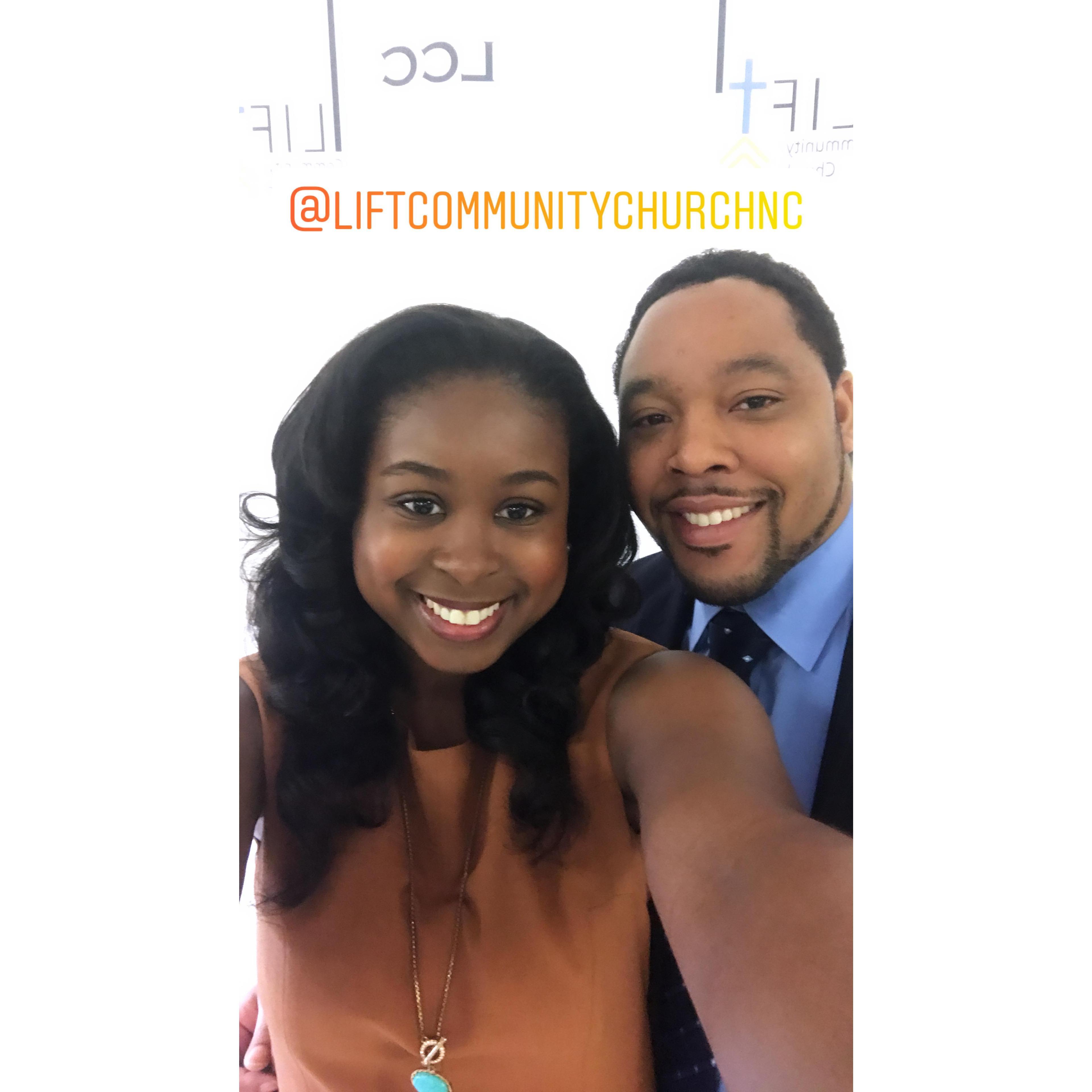 “A woman’s heart should be so hidden in God that a man has to seek Him just to find her.” Max Lucado
The debut opening of our wedding officiant, Pastor Robert Sanders' Lift Community Church in 2019.