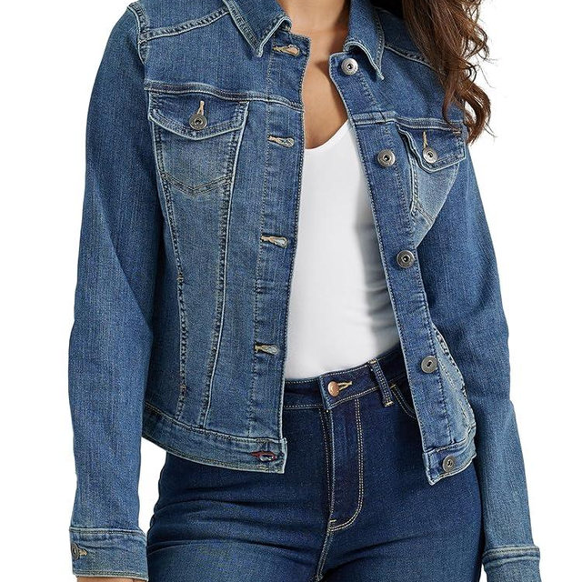 Wrangler Authentics womens Stretch Denim Jacket