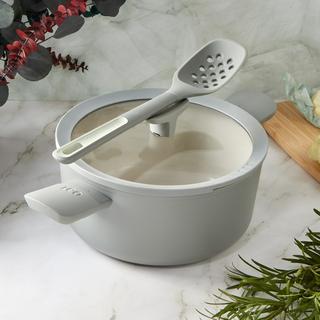Leo Balance 4.6 qt. Nonstick Ceramic Stockpot with Glass Lid