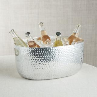 Small Silver Bash Beverage Tub