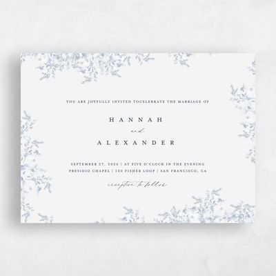 Multi-Colored Wedding Invitation - Lugano Landscape