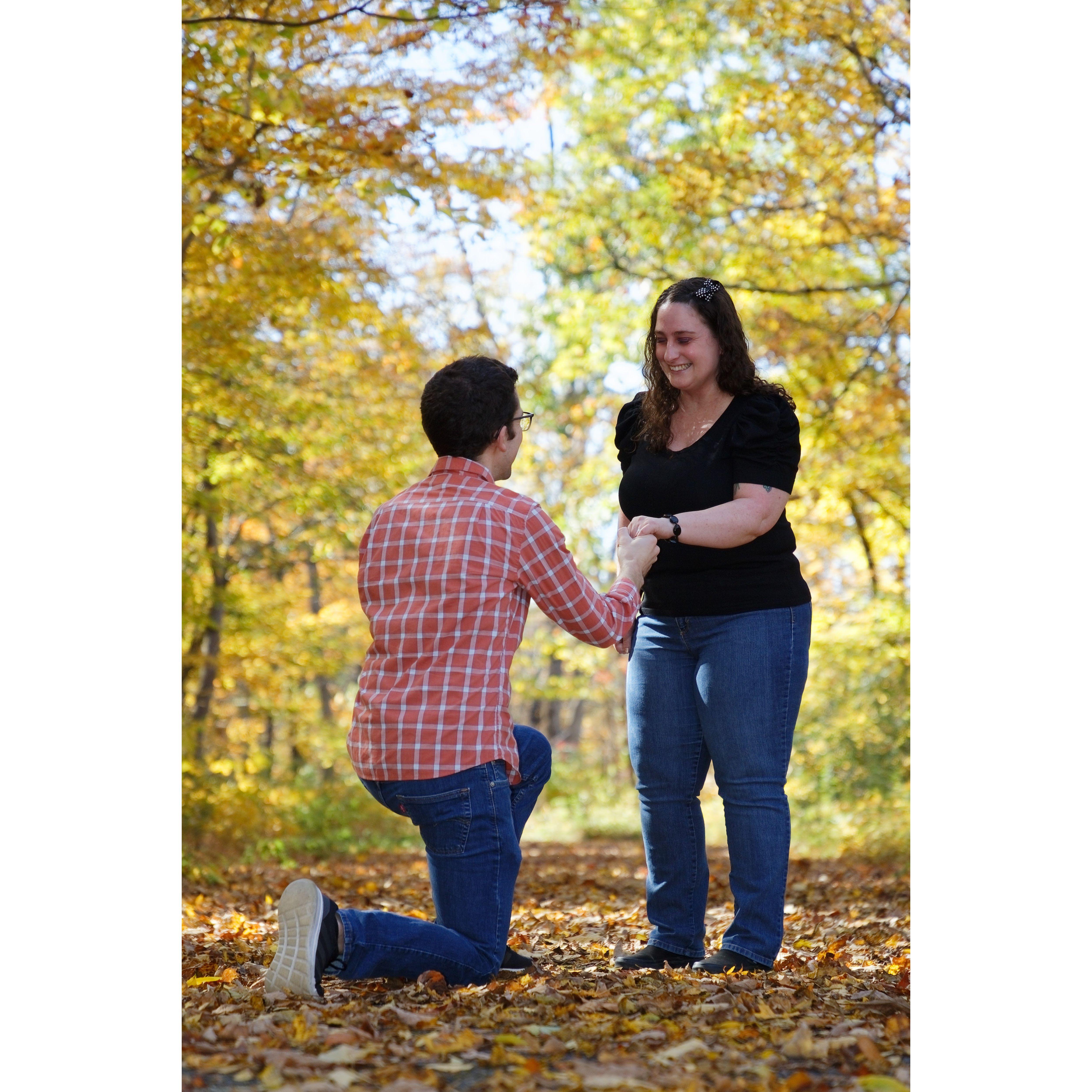 October 2022 - The Marriage Proposal!