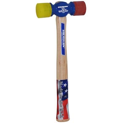 VAUGHAN  12-oz Smooth Face Rubber Head Wood Rubber Mallet