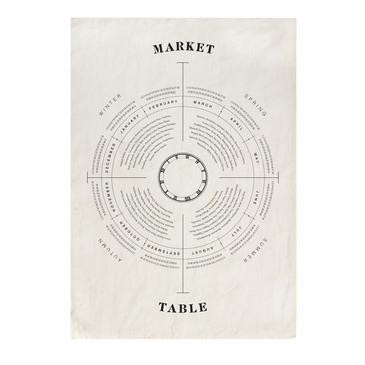 Market Table Pure Linen Tea Towel