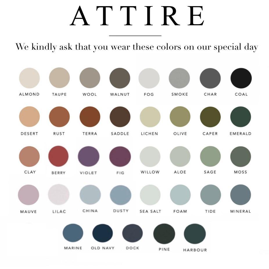 Requested Color Palette