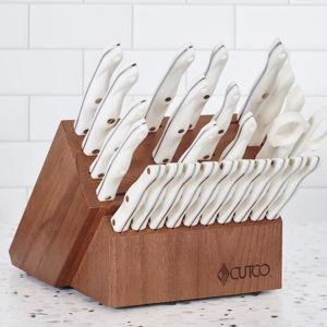 Signature Set with Steak Knives with Block | 29 Pieces | Knife Block Sets by Cutco