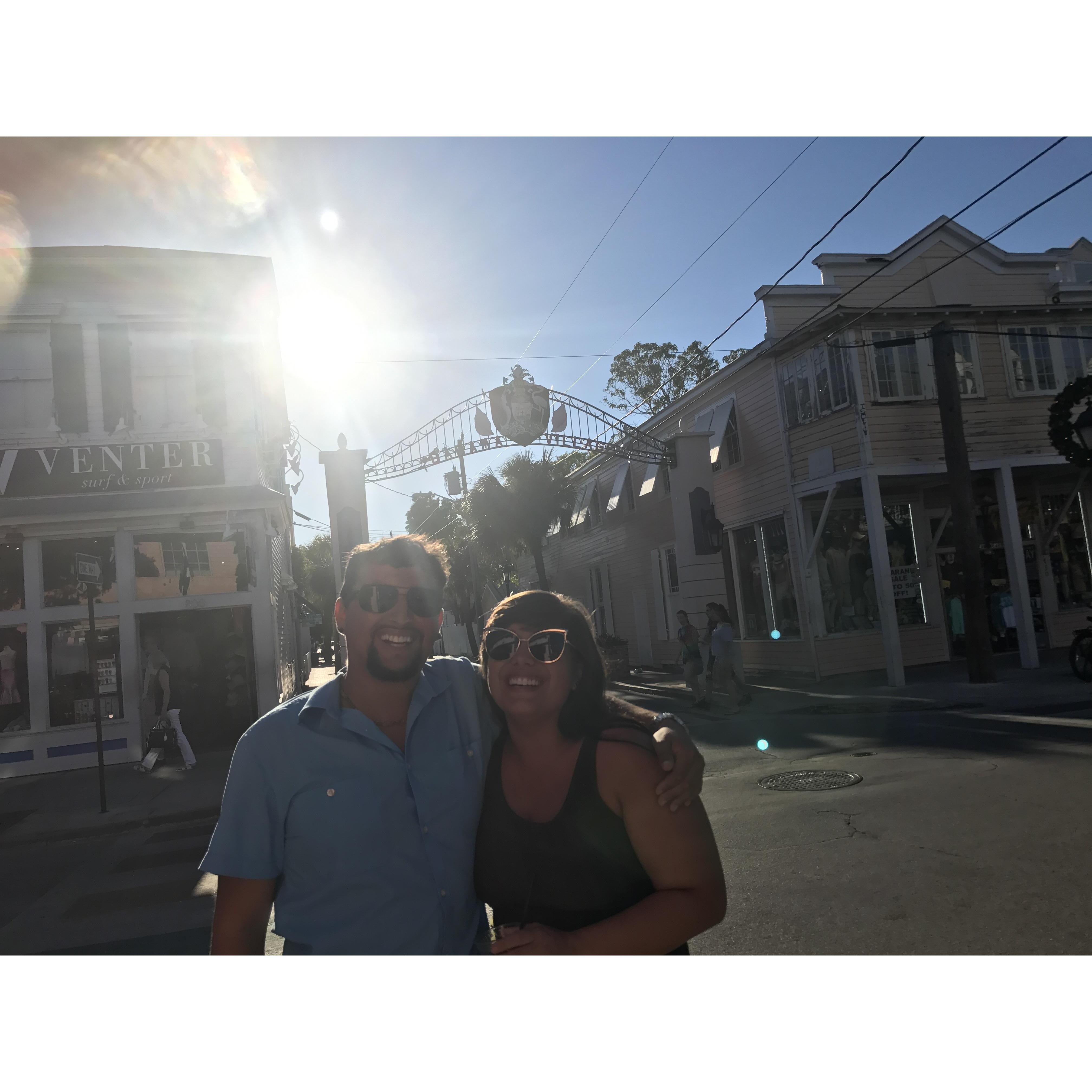 We adventured Key West together.