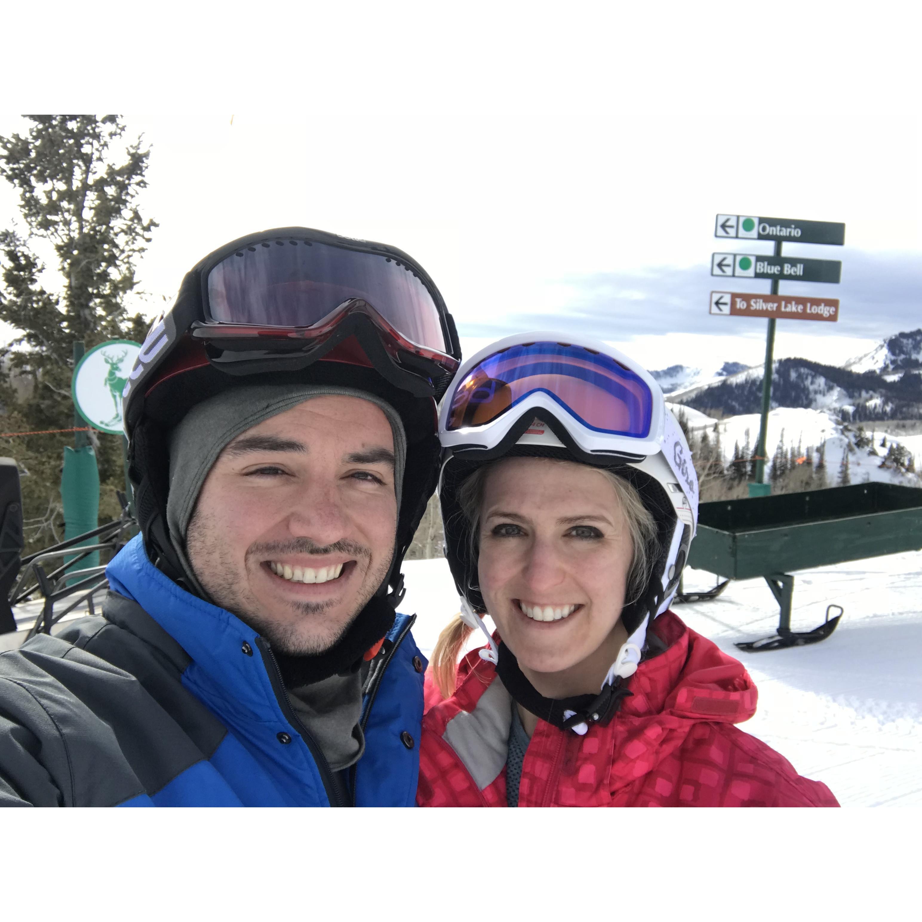 Skiing in Utah!