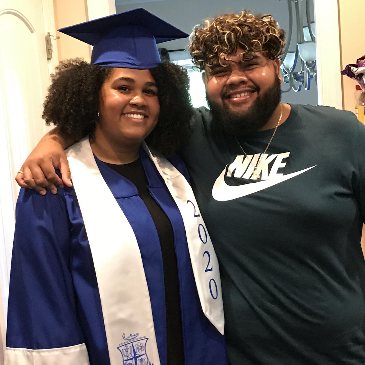Rebecca’s high school graduation.