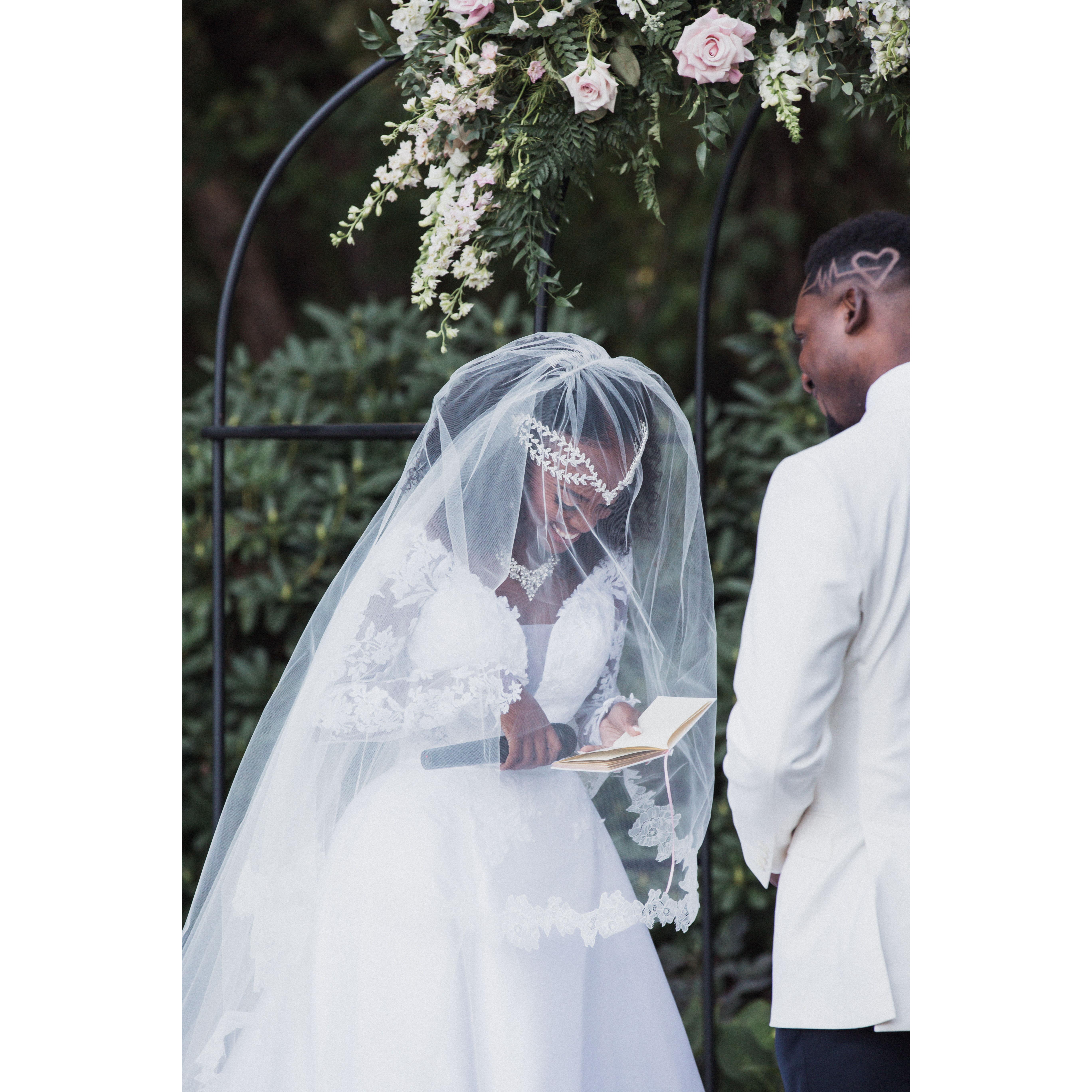 Bride's vows