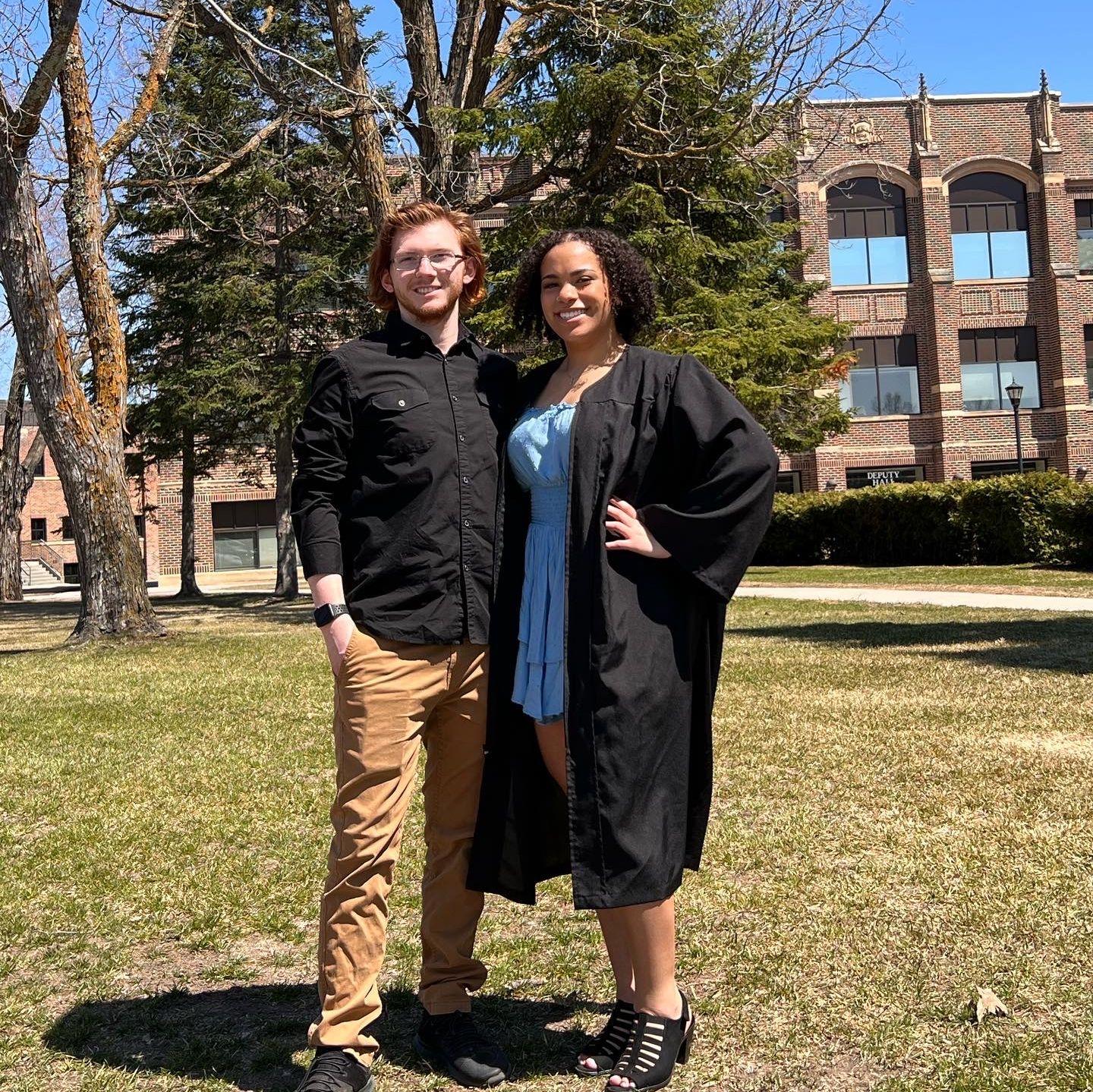 Together in Bemidji after Eve graduating with her Bachelor's in 2022.