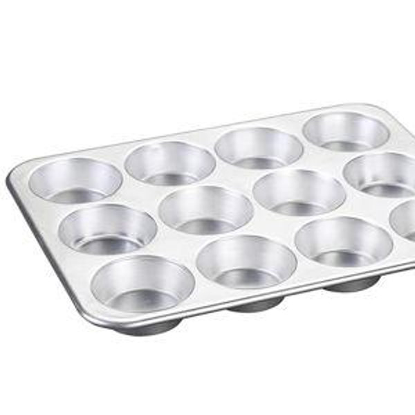 Nordic Ware Natural Aluminum Commercial Muffin Pan, 12 Cup