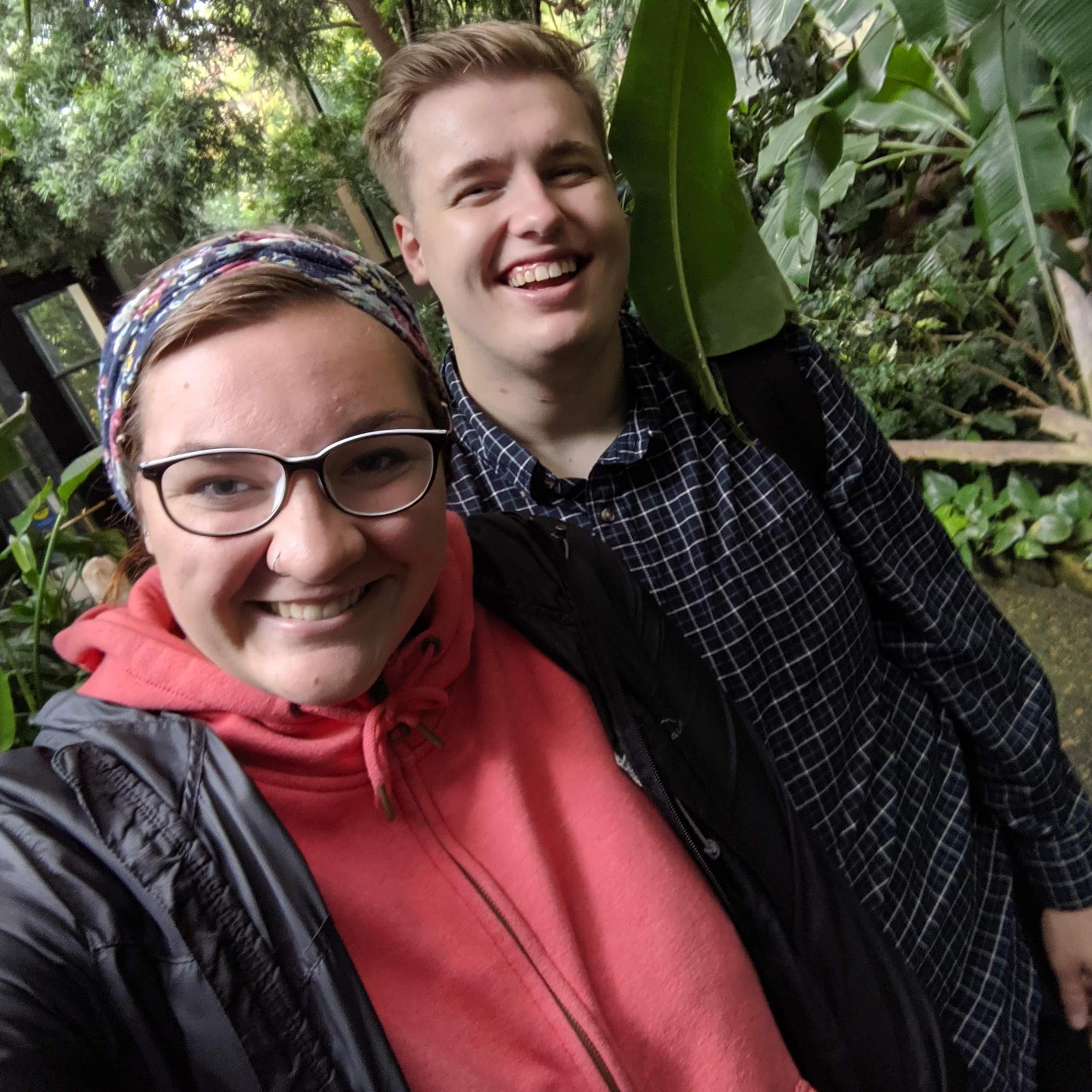 Our zoo date right before Isaac met Julee's family for the first time.